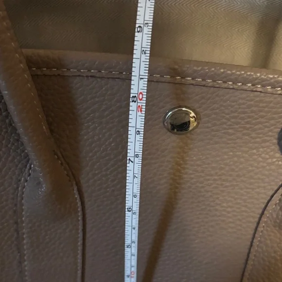 Brown Leather Tote Bag designer inspired - Picture 12 of 13